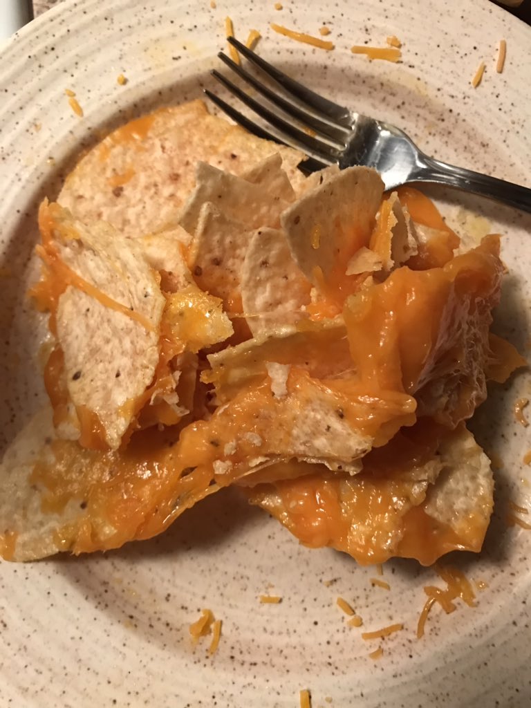 HaikuHare's tweet photo. My wife went to bed
and left me unsupervised.
This is my dinner:
#CheeseChips
#BachelorChow
#haiku https://t.co/2nqAwKqtXj