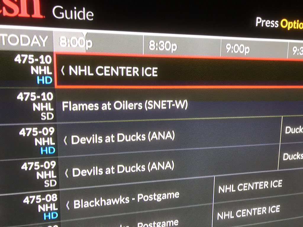NHL Center Ice on DISH