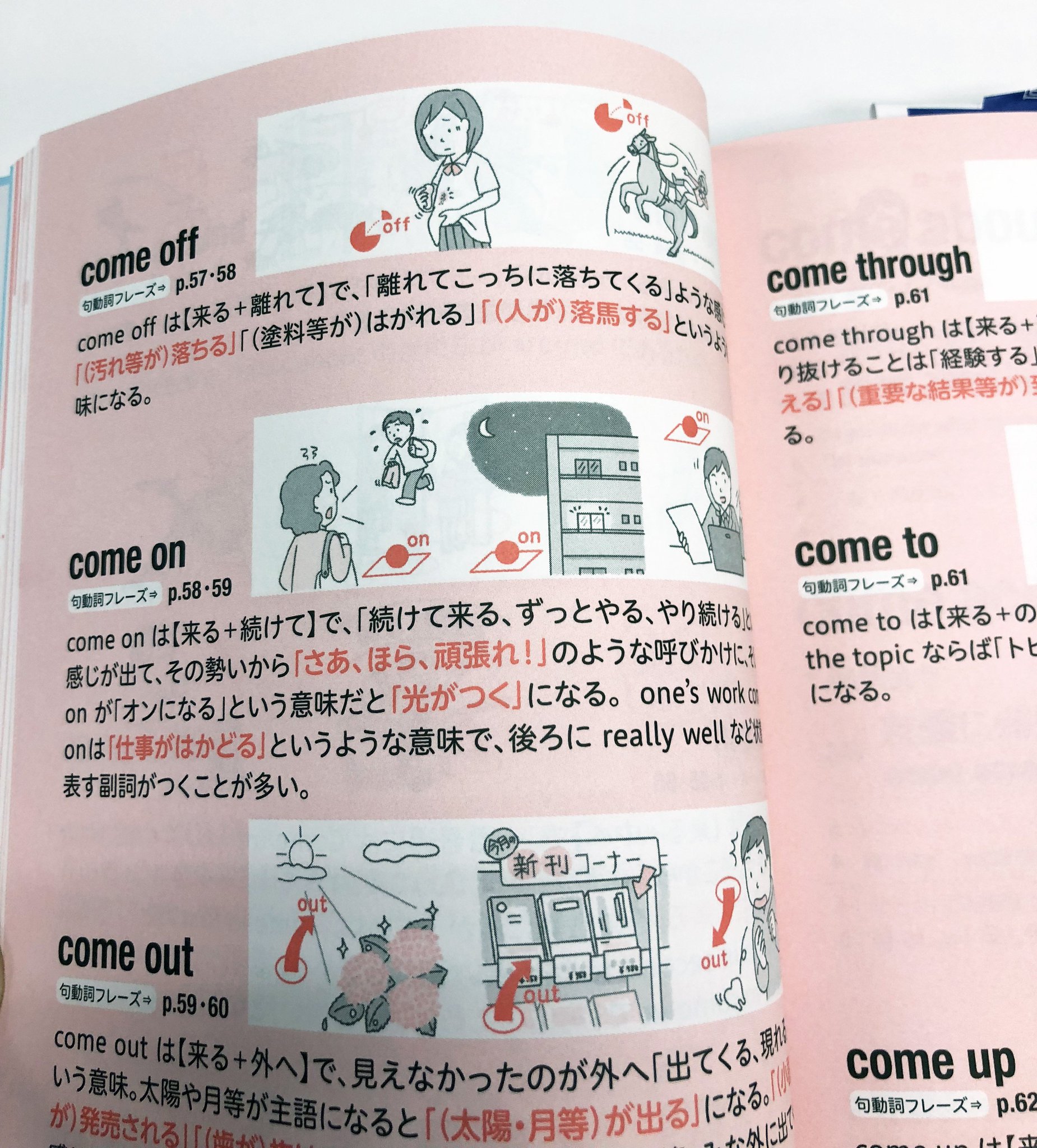 アスク出版 おはようございます 今朝は 新刊のご案内です 12 12 発売 コーパス英会話シリーズ イラストでわかる ネイティブの句動詞 著 投野由紀夫 今まで分かりにくかった句動詞を イラストでイメージしやすくまとめた これまでにない一冊です アスク出版 おはようございます 今朝は 新刊のご案内です 12 12 発売 コーパス英会話シリーズ イラストでわかる ネイティブの句動詞 著 投野由紀夫 今まで分かりにくかった句動詞を イラストでイメージしやすくまとめた これまでにない一冊です