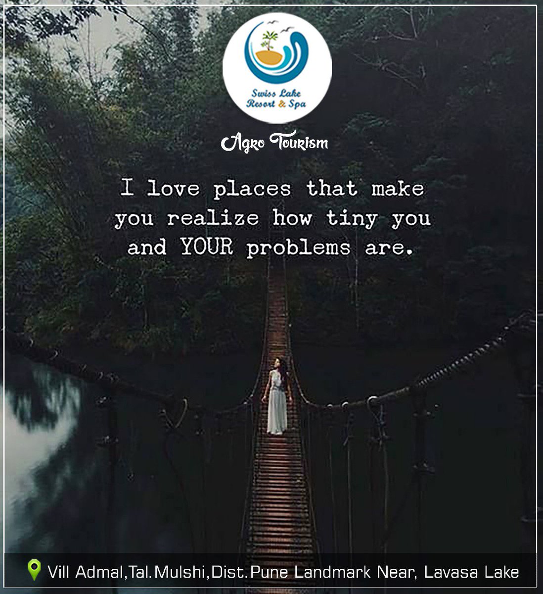 #Travel #gotravel #Traveltime #Photos #Memories #Adventure #Trekking #Mountains #Lakes #Nature #Greenery #Swisslakeresortandspa #Admal #Lavasa #Pune #Maharashtra
Room Booking call @7350669911