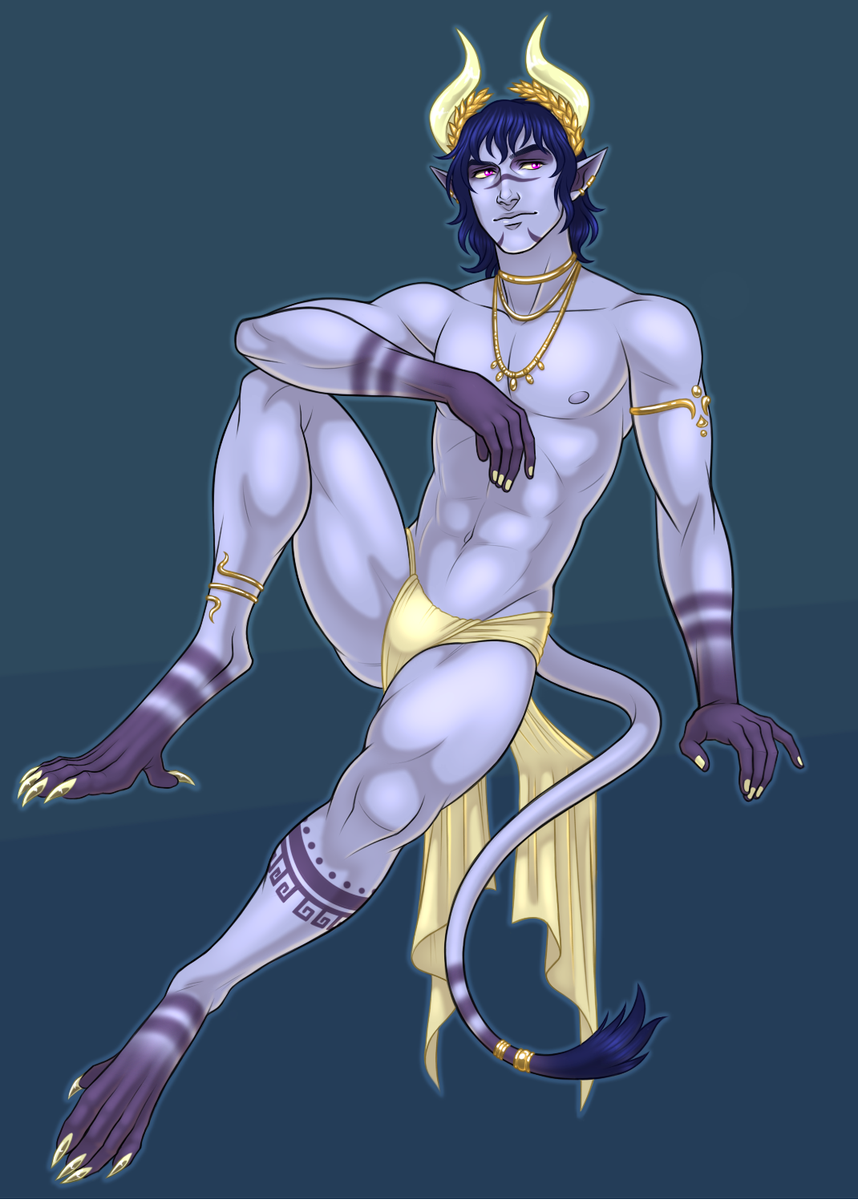 HaodanArt's tweet photo. Soran's design for the demon AU because I'm weak and also procrastinating. https://t.co/TeJXtQHmAp