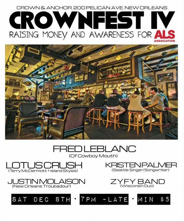 TerryMacMusic's tweet photo. Had a truly fantastic night last night. We raised money for @alsassociation and blew the roof off @CrownAnchorPub. Deepest thanks to all involved. @jmolaisonmusic @CowboyMouth @ZyfyBand #kristenpalmer #islandstyles @W3ZHOTLINE @LotusCrush https://t.co/esIDBND2tS