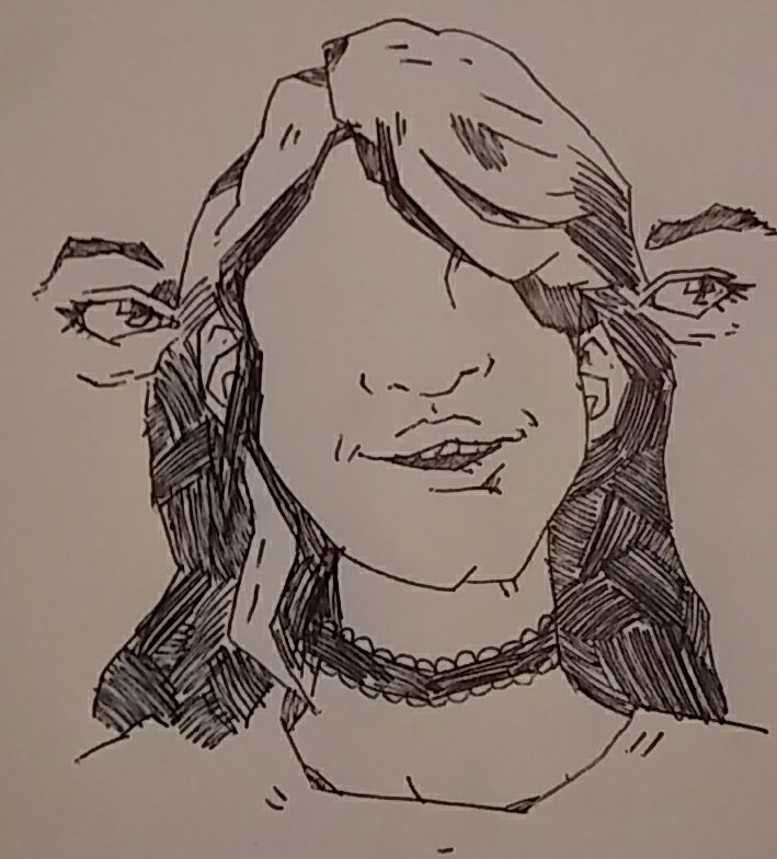 deathink's tweet photo. Haven't uploaded any art in a while so I drew the beautiful @BrittanyVenti . 😍 https://t.co/sR54cEMlwd