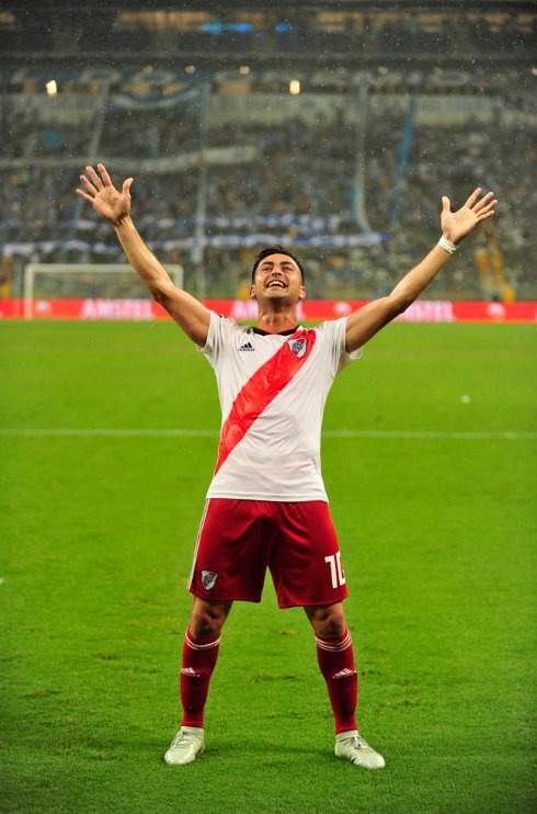 SC_ESPN's tweet photo. Pity Martínez, el jugador que llegó a River para volverse completamente loco. https://t.co/YZhgXo8EwF