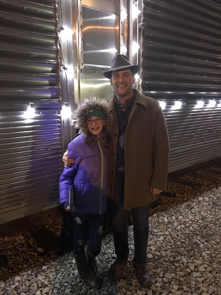 SACooke's tweet photo. Started a new family tradition tonight on the @NKPExpress #ReindeerRide excursion train out of Atlanta, Ind. Read my daughter’s review and get your tickets before they sell out! https://t.co/Ln2mSFG2zt