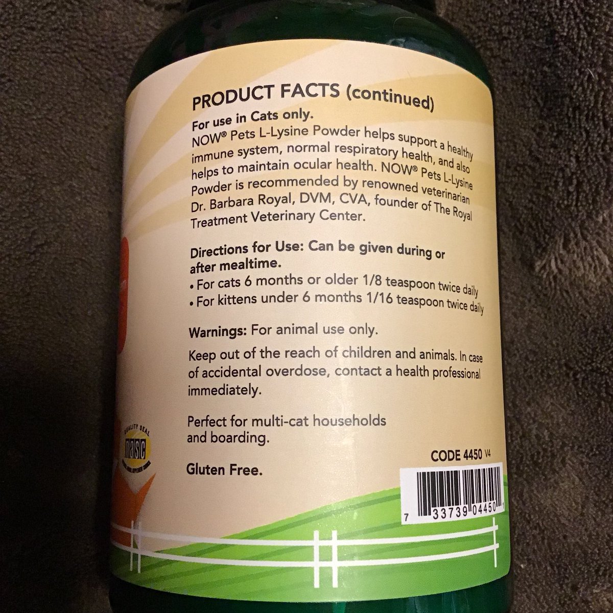 tarim73530469's tweet image. 楽天で購入したnow foodsのLリジンのサプリ。226g入ってこのお値段はお得。送料入れても約2500円ってコスパ良すぎ。

アメリカから送られて来るんですがペラい紙袋にボーン‼︎って入ってます🤣破損が無くてよかった🤣

#Lリジン #グルテンフリー #サプリメント #猫好き #健康 #猫風邪 #nowfoods