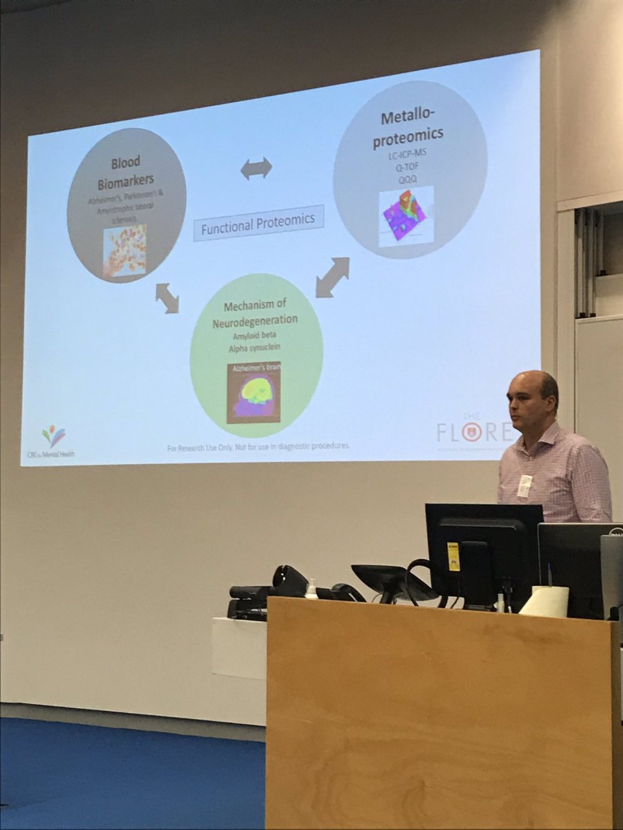 Dr_Oli_Jones's tweet photo. Afternoon session kicks off with A/Prof Blaine Roberts from @TheFlorey talking about ion mobility and electron capture dissociation #masspec for #proteomics #VMSS2018 https://t.co/tEElyRXoQe