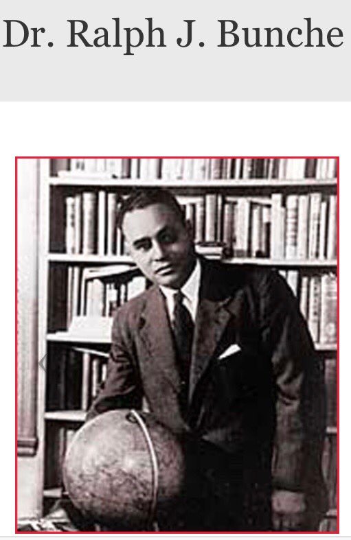 AyizeS's tweet photo. #TodayInBlackHistory 12/9 #RIP #FirstBlackNobelLaureate #SpingarnRecipient #RalphBunche who helped found the ⁦@HowardUniv⁩ #PoliticalScienceDept ⁦@melanin_network⁩ ⁦@AfricanaCarr⁩ ⁦@africanarchives⁩ @vph @BlkHistStudies⁩ see:
https://t.co/XVT7VFkSo5 https://t.co/zyWNdfVWyV