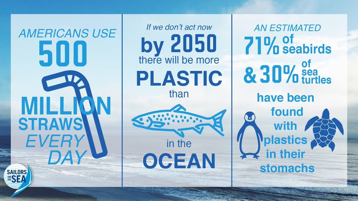 Kyle75339807's tweet photo. ♻️TIP: Get in the habit of asking for no straw before you order a beverage. 🌊🚫🥤 #noplasticstraws #plasticpollutes #stoppollution ♻️ https://t.co/OlfWxOMYrm