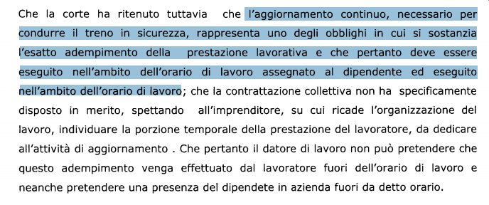 federicodaddio's tweet photo. #Cassazione n. 30907/2018: l'#aggiornamento professionale #continuo costituisce un obbligo in cui si sostanzia l'esatto adempimento dell'attività lavorativa che deve essere eseguito durante l'#orario di #lavoro (in quanto si tratta di #attività di #lavoro)
https://t.co/tOjTdmU0nR https://t.co/ErKcUcTCrO