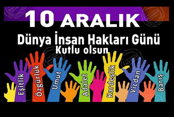 #10AralıkDünyaİnsanHaklarıGünü Ülkemizde hayatın her alanında yaşanan yoğun insan hakkı ihlallerini sona erdirecek olan; özgürlük ve demokrasinin bütün kurum ve kurallarıyla işlediği hukukun egemen olduğu parlamenter, laik, demokratik cumhuriyettir.Bunun için mücadelemiz sürecek
