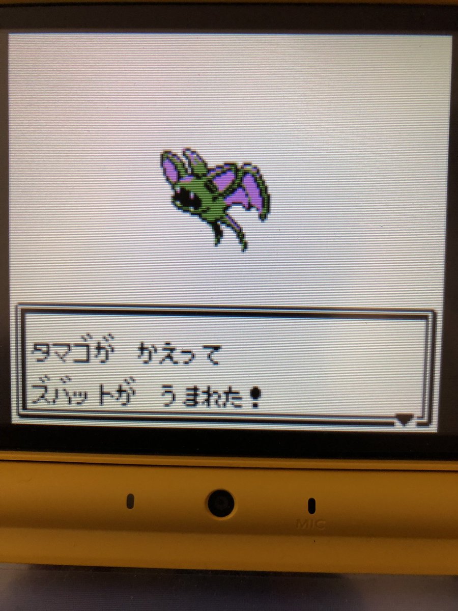 色違いポケモン紹介 Vc産ズバット 自由に生きてあそblog