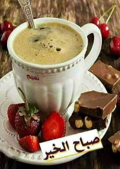 يسعد صباح اللي من النوم صاحي
مع قهوته يرشف من الكيف فنجال

رايق بجو الصبح والطيب فاحي
يكتب خواطر شعر في سلوة البال