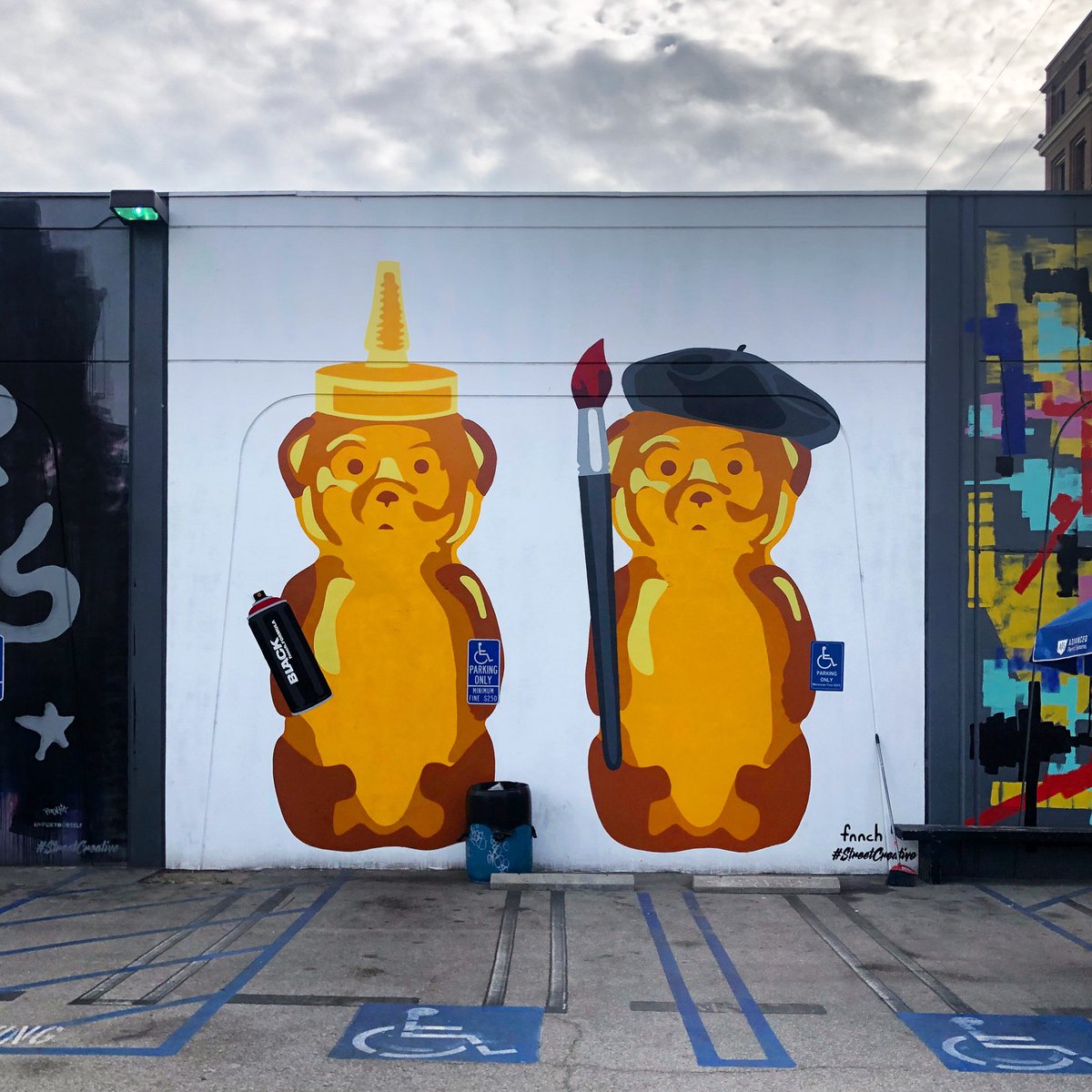 TheGraffHunter's tweet photo. Fnnch #LA #streetart #mateostreet #LAartsdistrict #DTLA 📍 https://t.co/qtDk3IZ4WS https://t.co/VKP5lmW3JO