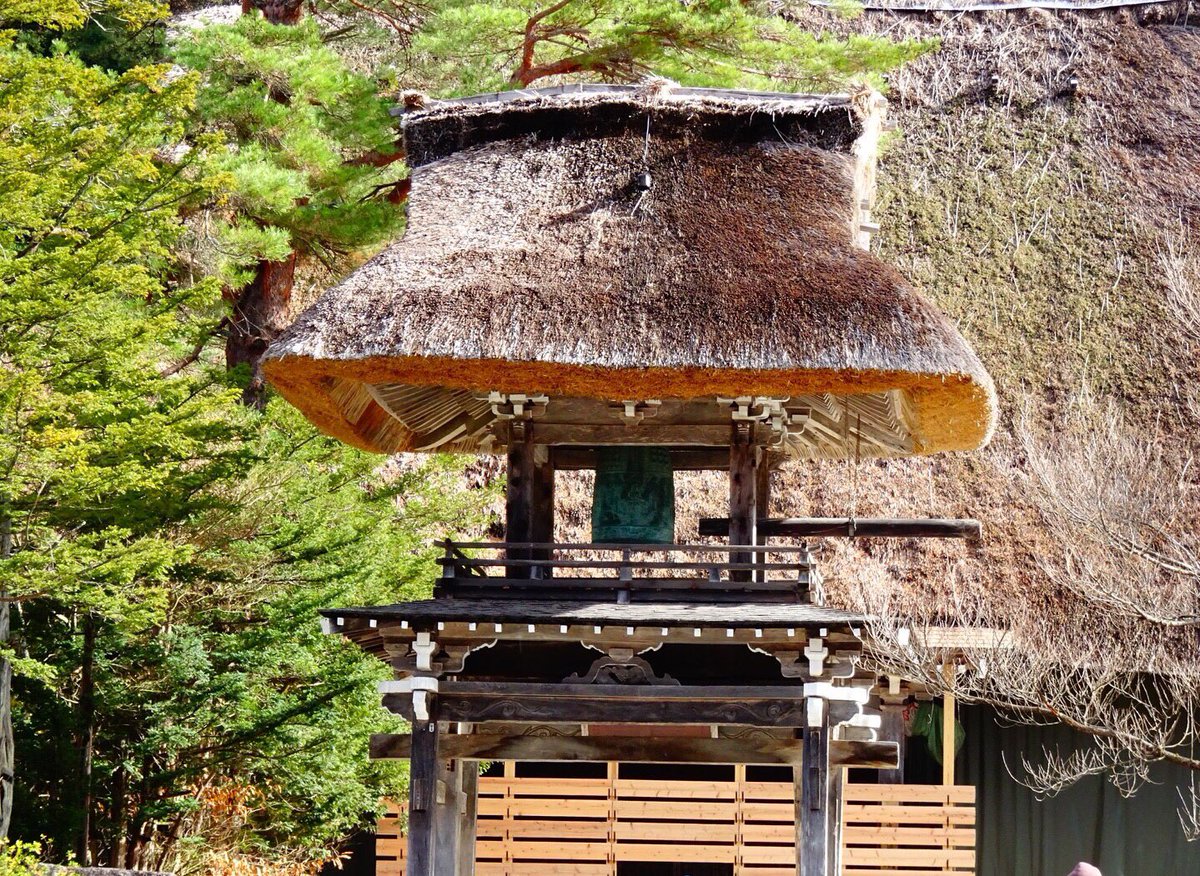 Teru Rinrin A Twitter 白川郷 明善寺 本堂より鐘つき堂の方が目立ってました 白川郷 合掌造り 世界文化遺産 岐阜 明善寺 県指定重要文化財