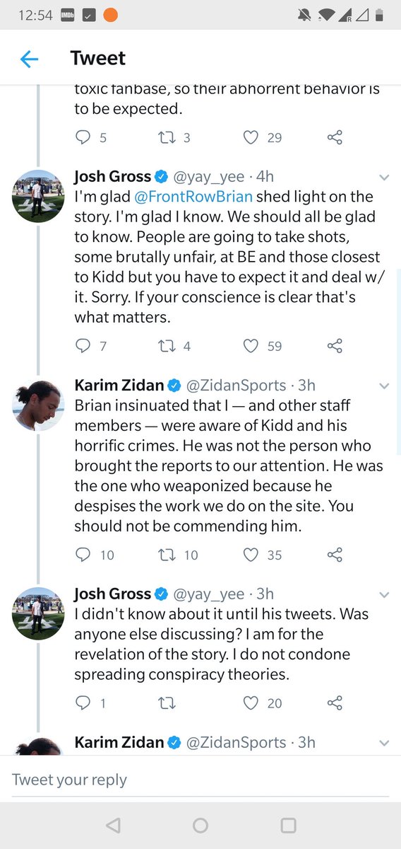 andyste123's tweet photo. It's all kicking off. UFC employees getting involved in the conversation even. #IainKidd is causing quite the stir. Of course, he doesn't have to deal with any of this as he essentially deleted his online existence. The negativity should be directed towards him,not at each other. https://t.co/s5B7160jiS