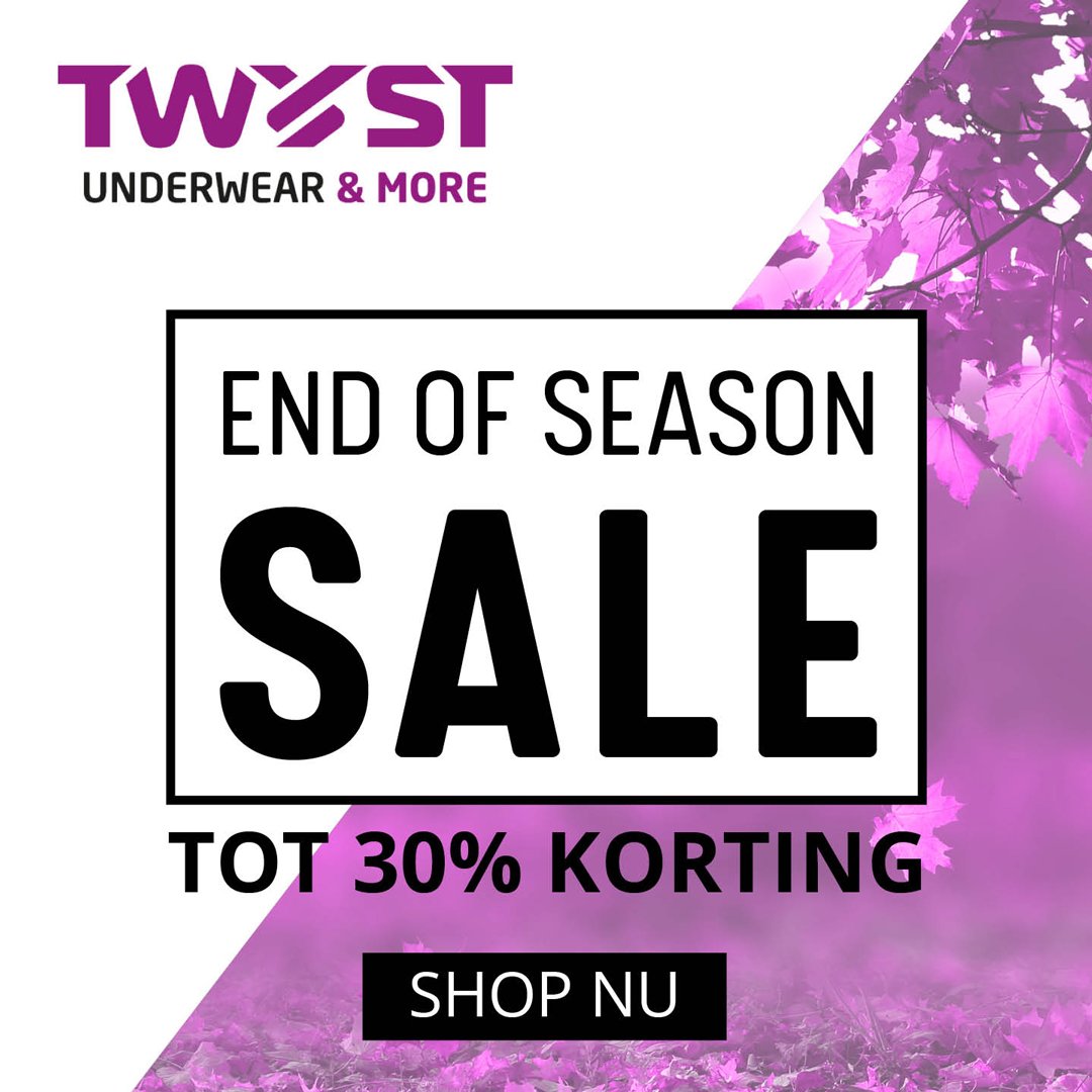twyst_nl's tweet photo. 🛍 End of Season Sale starts now! 🛍

Shoppen met 30% korting op geselecteerde artikelen van A-merken als Hugo Boss, Björn Borg, Puma en meer! Wees er snel bij want OP=OP 👀

Heren: https://t.co/YMdC60WA4F
Dames: https://t.co/LMNFJthj3R
Kids: https://t.co/BbrrIrhxkE https://t.co/gBNUXagAye