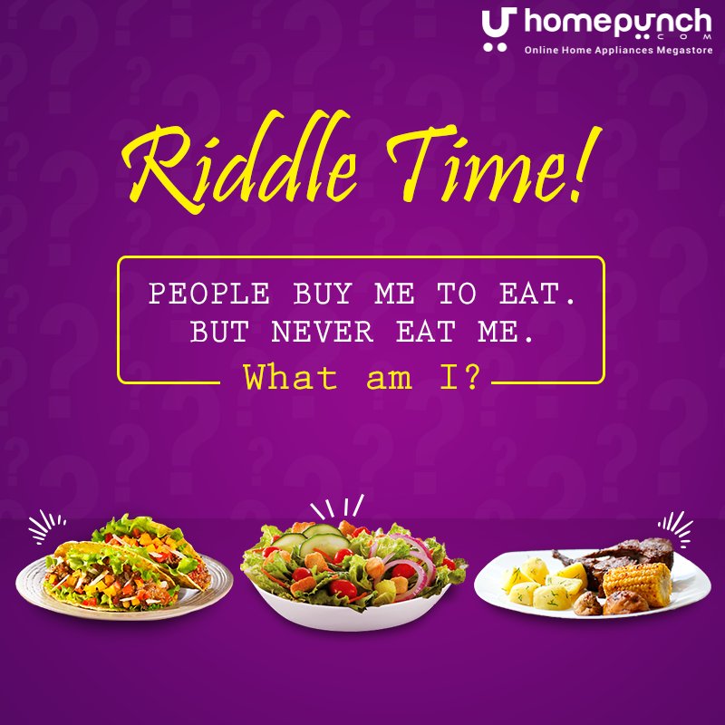 Homepunch's tweet photo. #MondayBoost Time to boost up your #Monday with this #riddle. https://t.co/uTk437LpoK