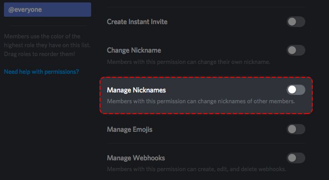 How to change your nickname on Discord