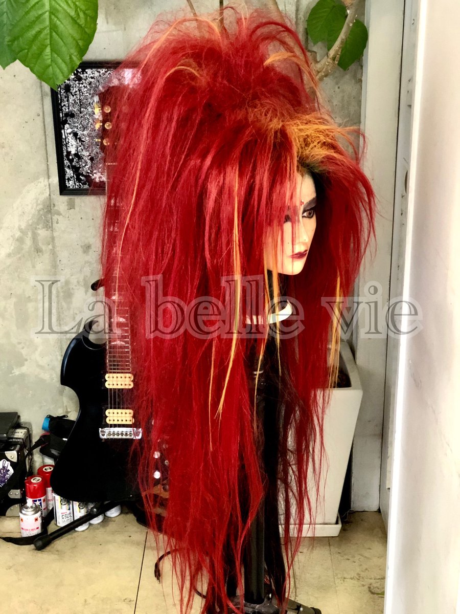 コスプレ用 オーダーウィッグ XJAPAN HIDE X JAPAN FILM GIGS 1993