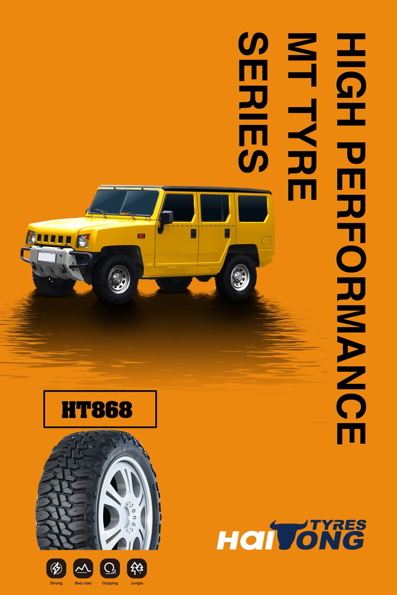 HaiTONGTYRE's tweet photo. If you have a car , you probably need #HAITONGtyres. #UHP #SUV #OFFROAD #MUD #HT927 #HT837 #HT868 #HAIDAGROUP #WULIANGYE https://t.co/aE9sr9QZgp