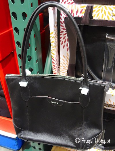 lodis leather tote costco