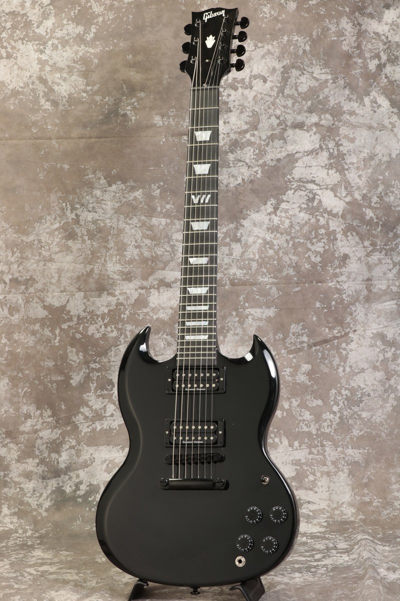 全世界300本限定】 世界300本限定の7弦モデルは漆黒のSG「SG Dark 7