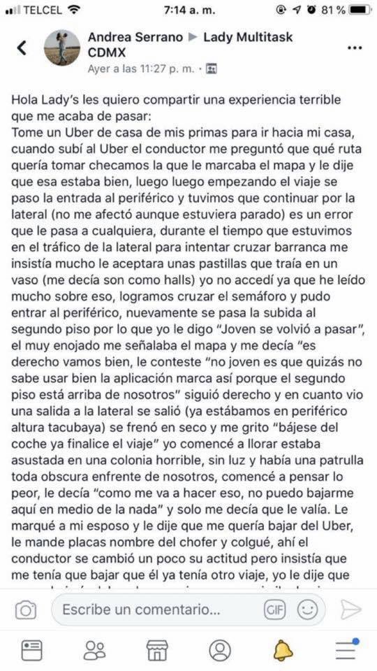 pablogarciagtz's tweet photo. No es el primer caso en el que este chofer comete un crimen contra un usuario y sin embargo sigue trabajando con @Uber_MEX como si nada. ¿No van a hacer nada al respecto sobre los criminales que trabajan con ustedes? @Profeco @AtencionProfeco https://t.co/w9vUr9fw3V