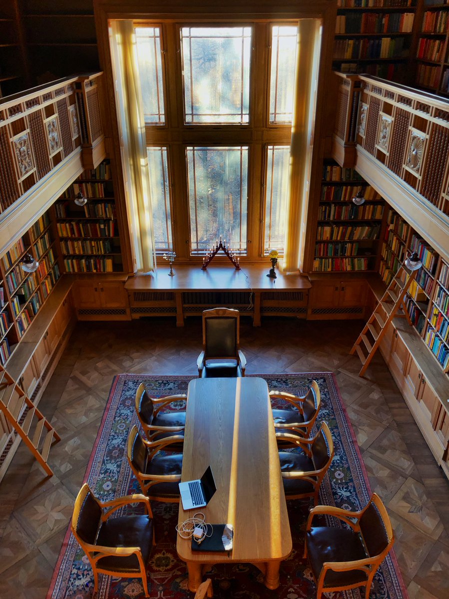 ara_anderson's tweet photo. It wasn’t all black, white  and grey! We had two bright blue mornings and the beautiful libraries looked even more incredible! Thanks @torbjornlundh for making this all happen! https://t.co/rbyTpvBcTG