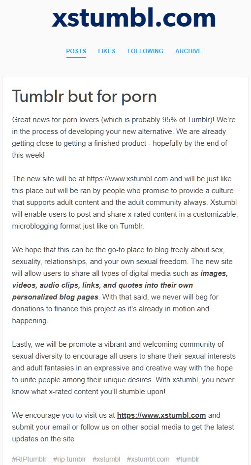 xstumbl's tweet photo. Join us at https://t.co/bEtpAqmB56  #riptumblr #tumblrbut4porn #xstumbl #tumblrporn https://t.co/WCjv8QoFo3