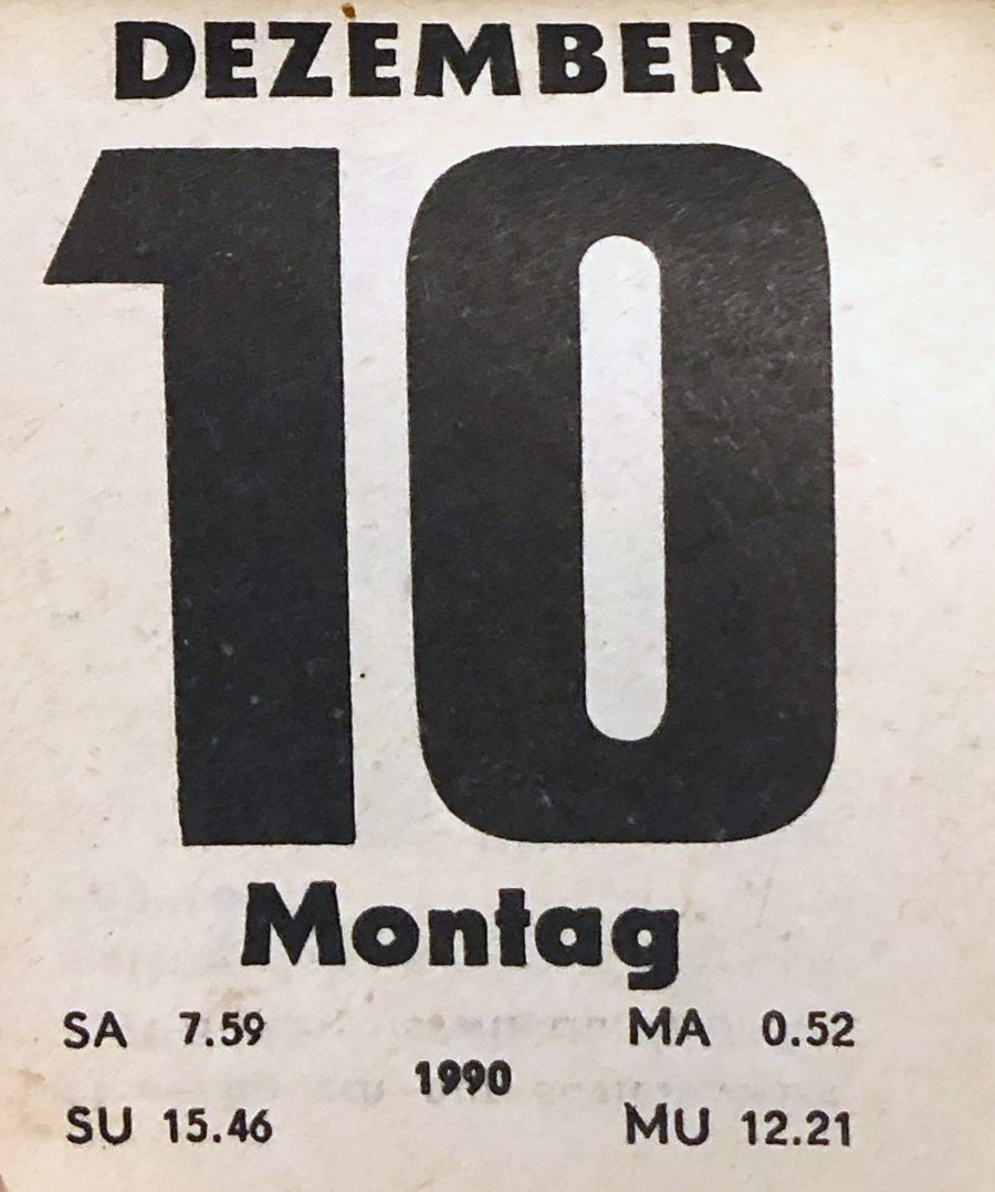 ddr_1990's tweet image. 10. Dezember 1990 #ddr1990