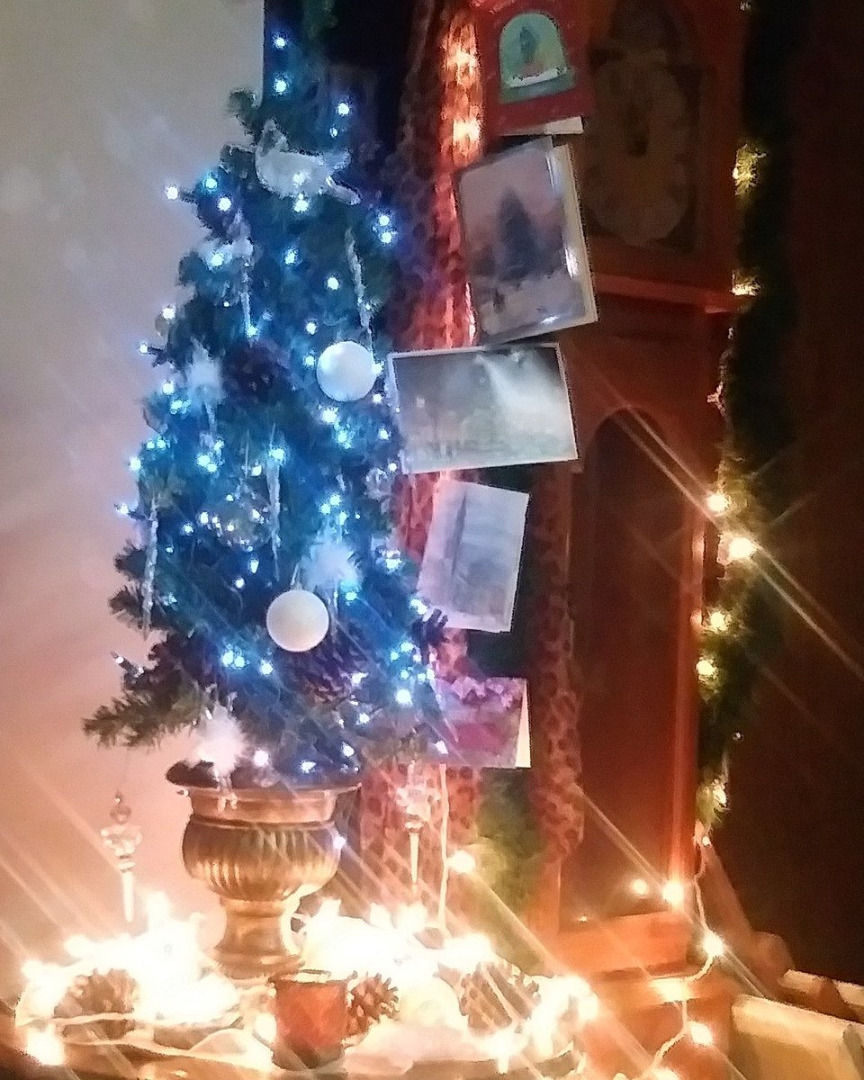 Runningdoe's tweet image. My tree #Christmas2018 #Xmastree #holidayseason #HolidayParty #Christmas #blue #decorations