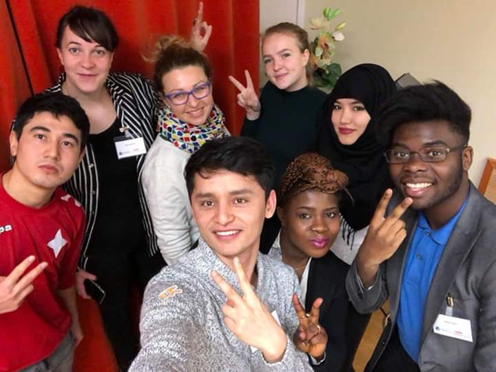 EsmatollahE's tweet photo. #YoungTogether from different cultures and backgrounds but with the same purpose. For a better Europe without hate and racism. https://t.co/kDfiVbob7g