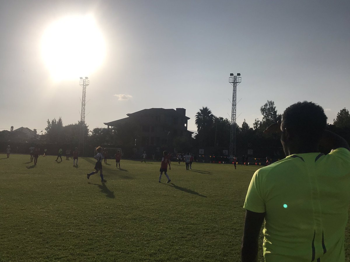 Our U14 boys, on the second half of their game, with Bingham leading with a score of 3-2. As seen, the referee is keeping a good eye on the game and how it’s going and how their playing. #weareics 
By: Yanet