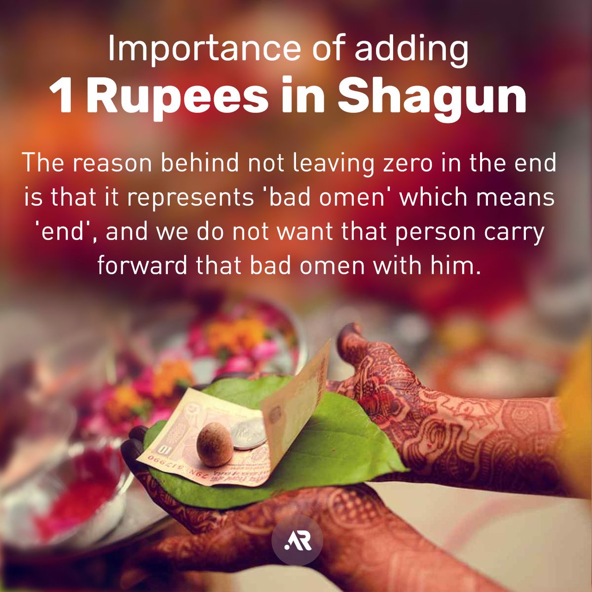 astroroot's tweet photo. It is Potentially a way of reducing #zero at the end of the number. But, #shagun is given at the beginning of something, how could be something good start with a #zero, so add a rupee simply, and as counting begins with one its beginning of something good. https://t.co/pBWvZNqDIS