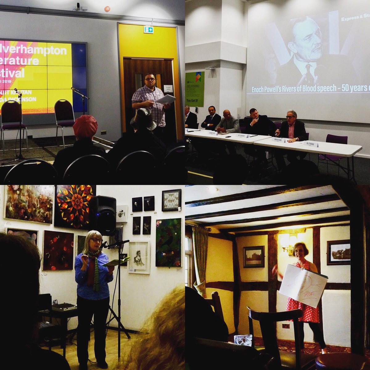 BoundaryWay's tweet photo. #Wolverhamptonarts Advent calendar day 10 - ‘wanderer’ is the theme for this year’s @WriteOut_Loud poetry competition- part of an amazing line up of events for @WolvesLitFest 1-3 Feb 2019- get your entry in by 31 Dec https://t.co/eN5n2er3uk -some pics here of last year’s festival https://t.co/yxSNXoVSiG