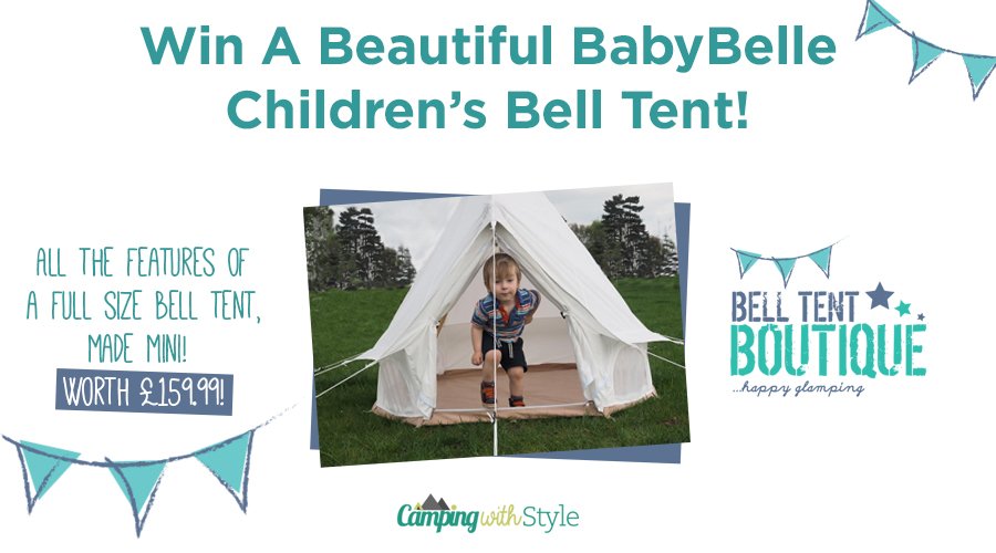 COMPETITION | Win A Beautiful BabyBelle Bell Tent Worth £154.99 Post a picture of your kids camping or your family camping set up to enter and tag  #BabyBelleTentComp <a href="/CampWithStyle/">ᘳᗗᘻᕵ & ᖶᖇᗋᐺᕩᒹ ᙢᓎᖇᕦ!</a> and <a href="/Belltentbtique/">Bell Tent Boutique</a> Ends 23/12/2018 See full details campingwithstyle.co.uk/competition-wi… #competition #win