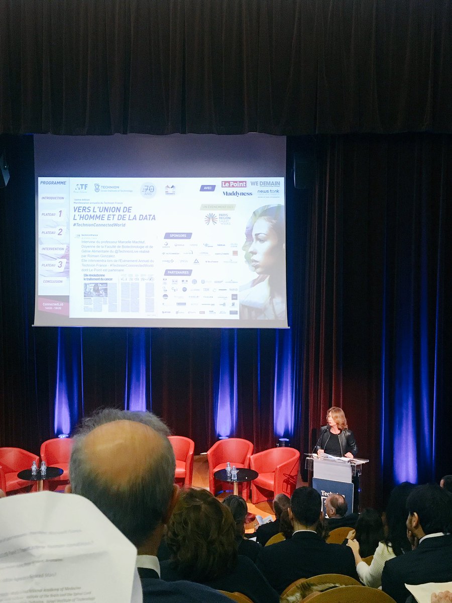 Ouverture du  #technionconnectedworld par <a href="/MurielTouaty/">Muriel Touaty</a>.