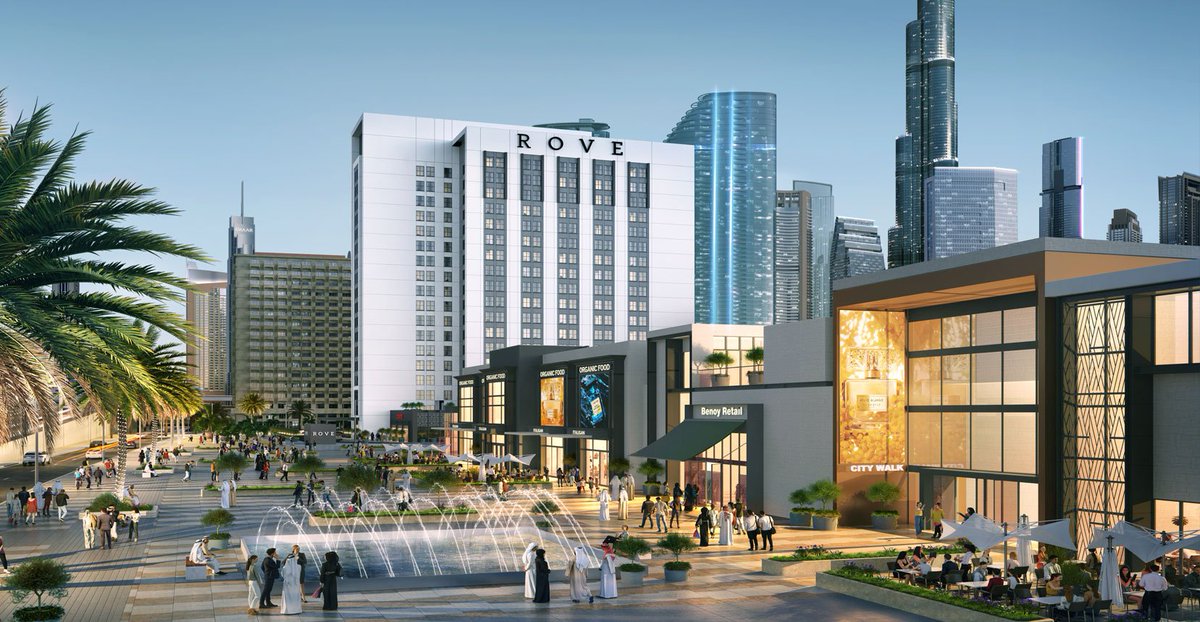 ROVE at City Walk by Emaar
 - 40% revenue share
 - ROI 8%
 - Only AED 770,888 per ROOM
 - 5% Down payment
 - 50% DLD Waiver
 for more info:
 bit.ly/rovehotelcityw…

#rove #rovecitywalk