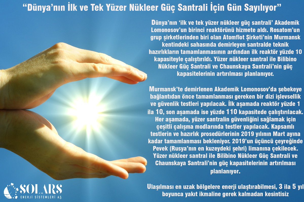 “Dünya’nın İlk ve Tek Yüzer Nükleer Güç Santrali İçin Gün Sayılıyor”