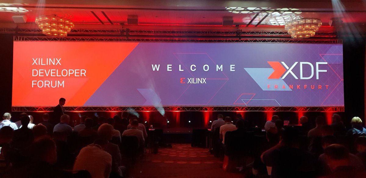 fabiomurra's tweet photo. About to start... Looking FWD to #XDF2018 @XilinxInc and to presenting @VNovaVideo #PERSEUS #videoCompression #4k #ott #fpga https://t.co/y8zfv97Hir