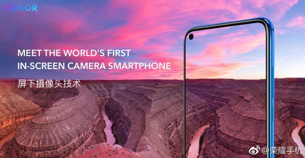 mediasoft197's tweet photo. Honor V20 with in-screen camera, 🔥48MP rear camera teased ahead of Dec 26 announcement, will launch globally as View20 on Jan 22 
#HonorV20 @HiHonorIndia https://t.co/uakI4yLjJ5
