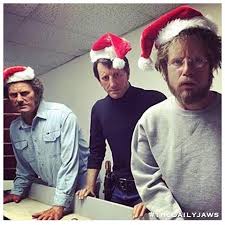 real_quint's tweet photo. these two assholes wanting to send CHRISTMAS CARD from aboard the ORCA! https://t.co/1Af0pDEBQa