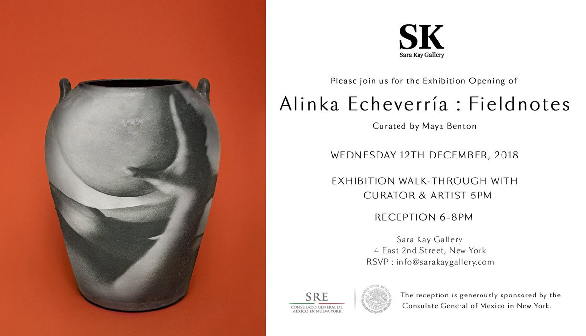 gomezpickering's tweet photo. If you are in #NYC this week, join brilliant Mexican photographer and @ICPhotog graduate, Alinka Echeverría on her first solo show in America after a meteoric European career, here the details 👇#CulturalDiplomacy #NYMX https://t.co/g6Hxo75Qjn