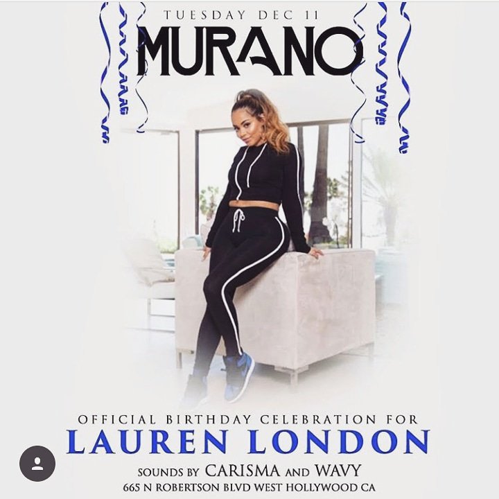 Aww Happy Birthday Lauren London aka whoeverybody thinks iam NuNu from ATL                                  