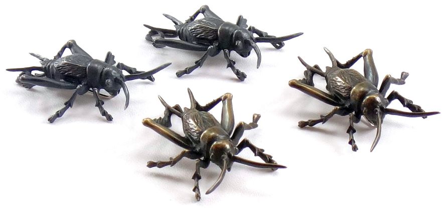 InsectJewelry's tweet photo. Gift ideas for the upcoming holidays: 
Crickets - in Bronze or Silver - available as a Pendant or Brooch
https://t.co/ht9hrNzLow https://t.co/aUpuhSKklI