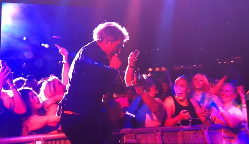 CrazyMB's tweet photo. That moment when your idol holds your hand #bonjovisydney thanks for the memories @BonJovi you rock @TheRealPhilX https://t.co/QO9Zy8BdYb