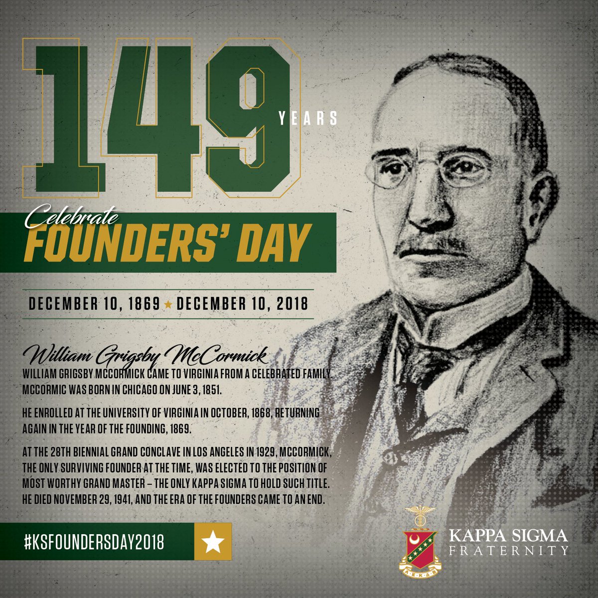 #KSFoundersDay2018 #McCormick