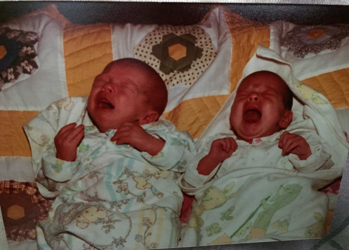 joanhansen01's tweet photo. Thirty-six years ago today! #surprisetwins #threeundertwo https://t.co/WjVA3UXQP5