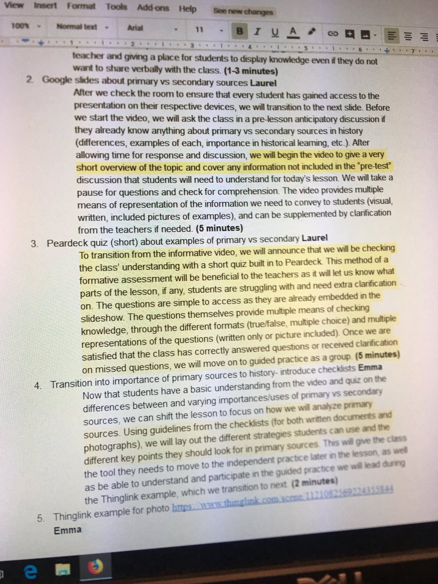 LisaTwissEdD's tweet image. #edtech is about thoughtful practice with opportunities to reflect and receive feedback. That’s why this #TowsonISTC course is so valuable. #Peardeck #Thinglink #Googleslides #Nationalarchives #udl